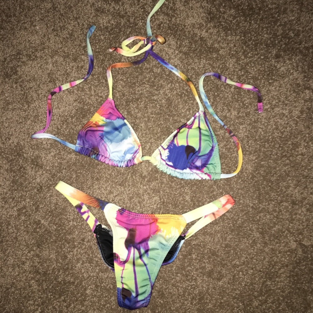 colorful bikini set